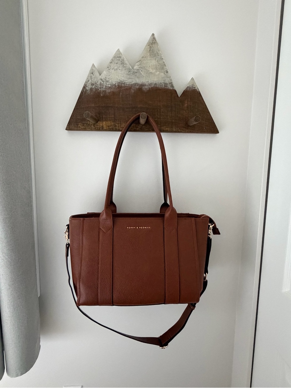 Poppy & Peonies Mini Multitasker - Chestnut
